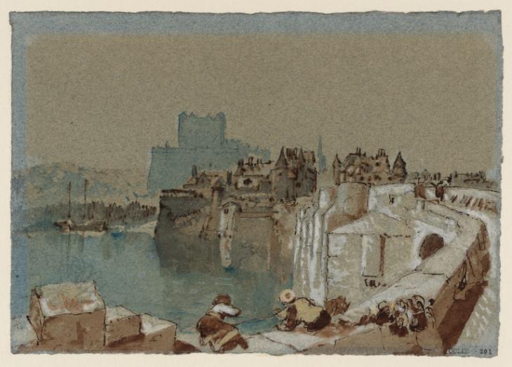 Joseph Mallord William Turner, ‘Saumur, Loire Valley’ c.1828