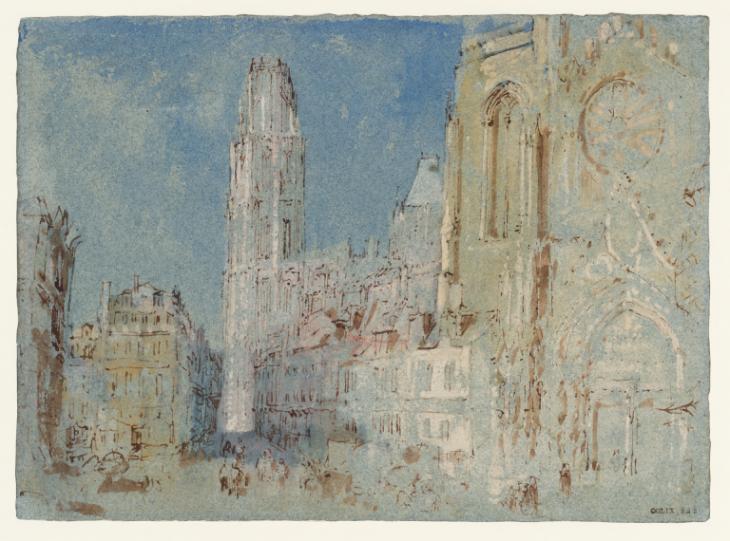 Joseph Mallord William Turner, ‘Rouen Cathedral, Normandy’ c.1832