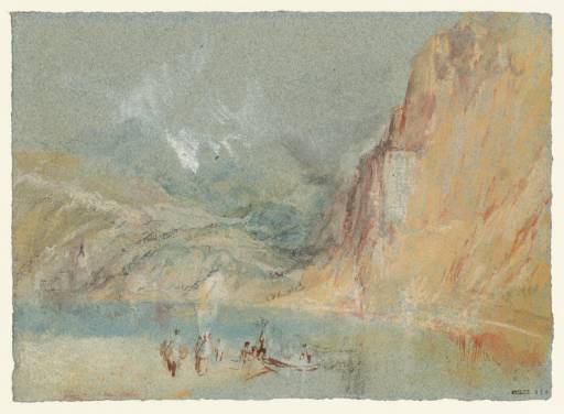 Joseph Mallord William Turner, ‘Ürzig and the Hermitage on the Michaelslei’ c.1839