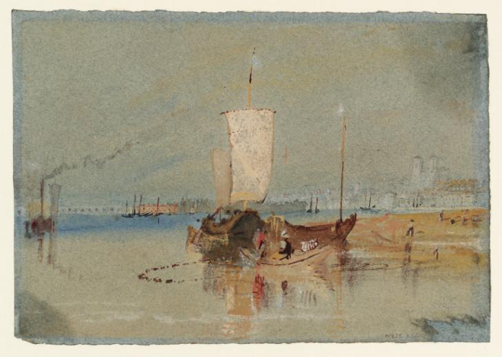 Joseph Mallord William Turner, ‘Loire Boats, near Nantes’ c.1826-8