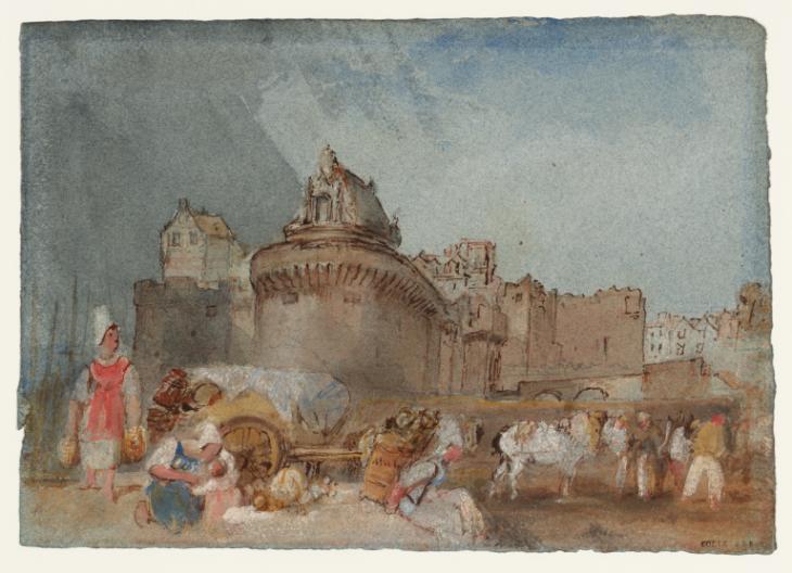Joseph Mallord William Turner, ‘The Château, Nantes’ c.1826-8