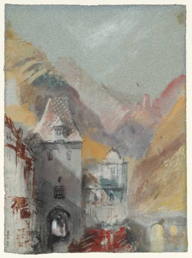 Joseph Mallord William Turner, ‘The Enderttor and Alte Thorschenke, Cochem’ c.1839