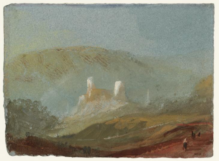 Joseph Mallord William Turner, ‘The Castle at Lillebonne, Normandy’ c.1832