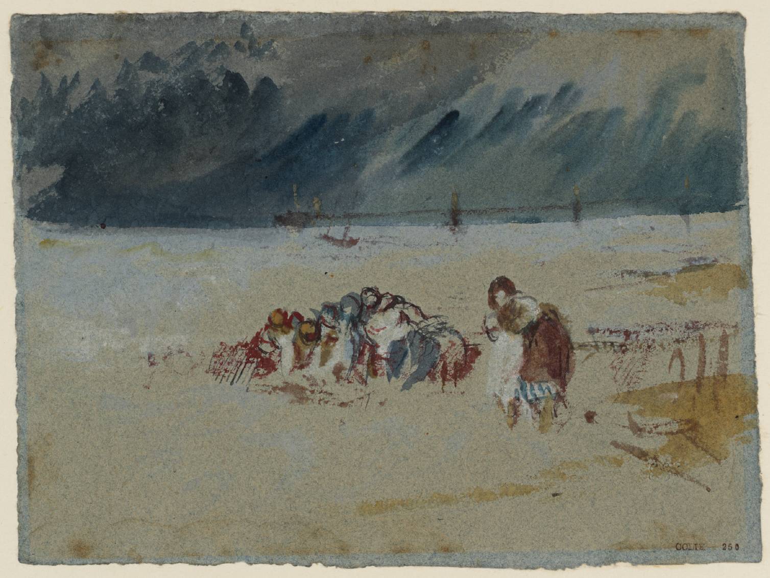Fishermen on the Shore at Brighton