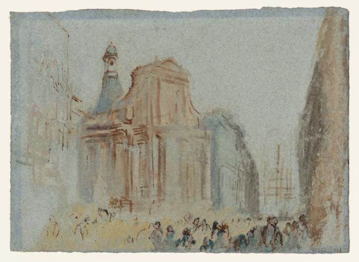 Joseph Mallord William Turner, ‘The Parish Church of Notre-Dame at Le Havre, Normandy’ c.1832