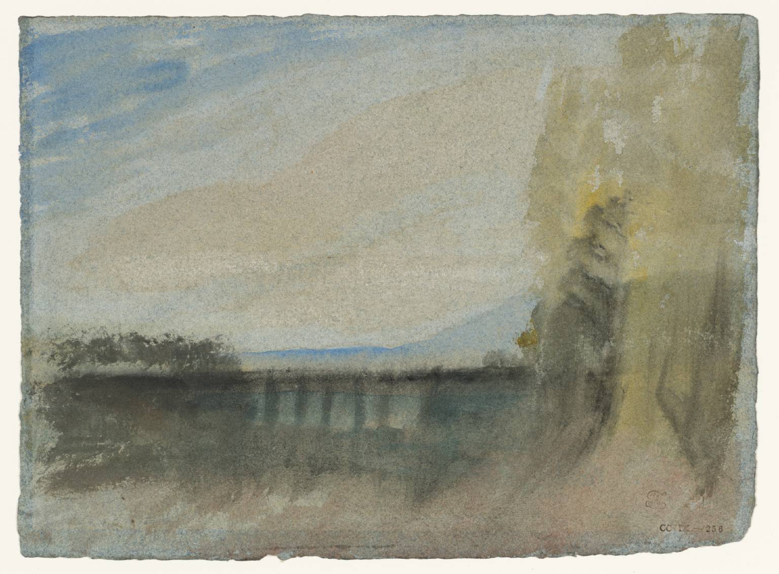 A Riverside Route through Trees, Perhaps at Marly