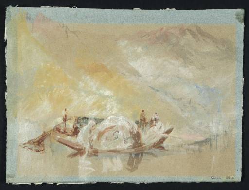 Joseph Mallord William Turner, ‘River Scene, with Boats’ c.1830