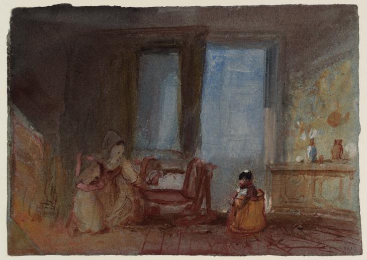 Joseph Mallord William Turner, ‘Cottage Interior, Northern France’ c.1832