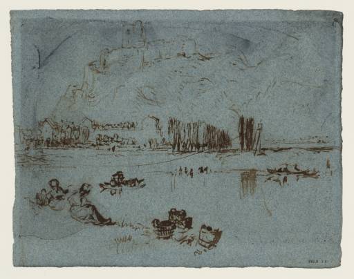 Joseph Mallord William Turner, ‘The River Crossing below Château Gaillard’ ?1827-9