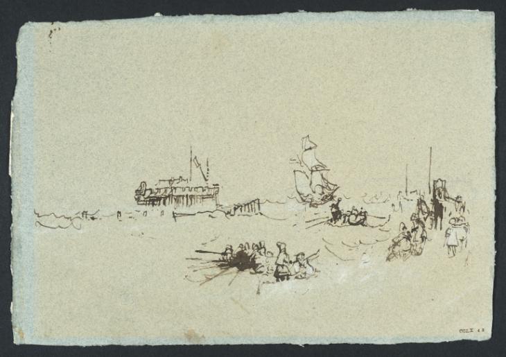 Joseph Mallord William Turner, ‘Fort Rouge, Calais’ c.1826-30