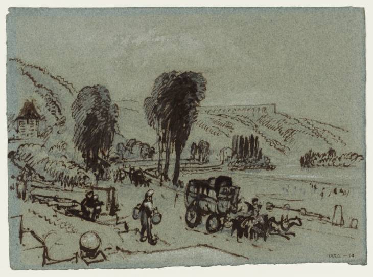 Joseph Mallord William Turner, ‘Marly Aqueduct’ ?1827-9