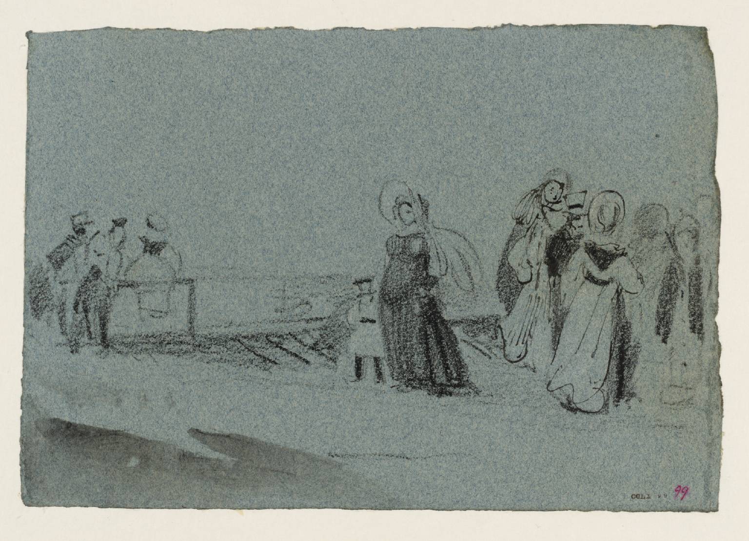 A Group of Figures, Perhaps at Brighton