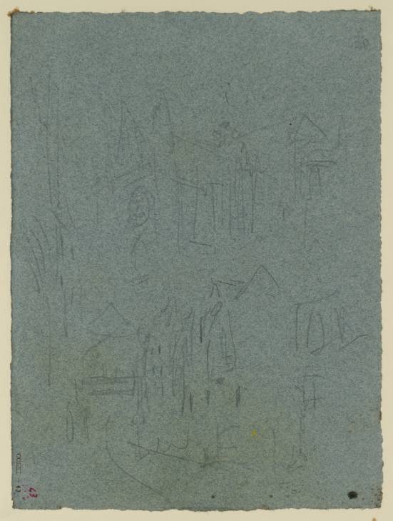 Joseph Mallord William Turner, ‘A Cathedral in ?France’ c.1826-32