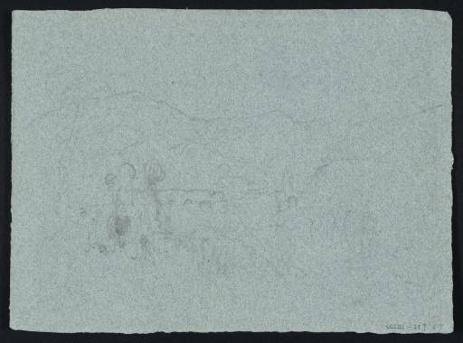 Joseph Mallord William Turner, ‘View of a Rocky Landscape with Bridge’ c.1830