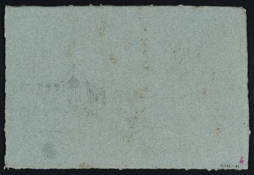 Joseph Mallord William Turner, ‘A ?French Cathedral with Window Tracery’ c.1826-32