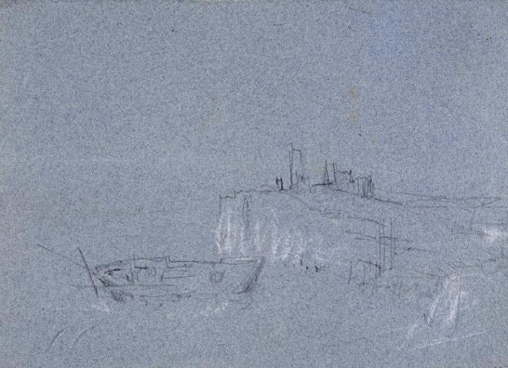 Joseph Mallord William Turner, ‘?Coastal Terrain’ c.1830 (Verso)