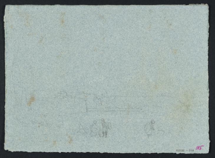 Joseph Mallord William Turner, ‘Figures and Coastal Terrain’ c.1830