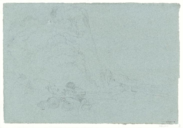 Joseph Mallord William Turner, ‘Lobster Cages and Coastal Terrain’ c.1830