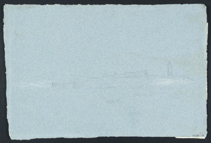 Joseph Mallord William Turner, ‘Coastal Settlement’ c.1830