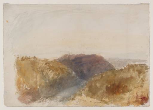 Joseph Mallord William Turner, ‘?The Mill Pool, Dartmouth or Harlech Castle, North Wales’ c.1828-35