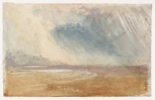 Joseph Mallord William Turner, ‘?Rye or the Coast near Dunstanbrough Castle’ c.1825-30