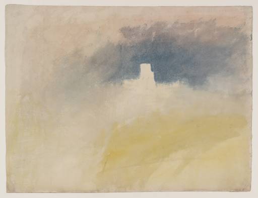 Joseph Mallord William Turner, ‘A Distant Tower, Possibly of Warwick Castle or Pembroke Castle, or a Study for 'Boccaccio Relating the Tate of the Birdcage'’ c.1828-30
