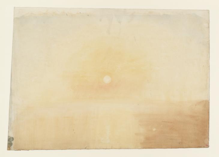 Joseph Mallord William Turner, ‘The Sun Rising over Water’ c.1825-30