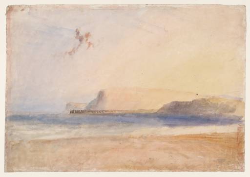 Joseph Mallord William Turner, ‘?Bridport (West Bay), Dorset’ c.1828