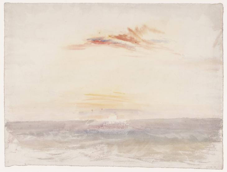 Joseph Mallord William Turner, ‘The Sun Rising over the Sea’ c.1820-40