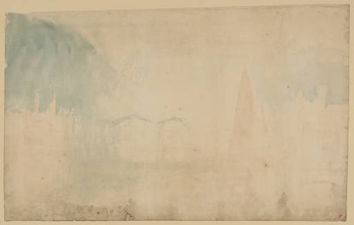 Joseph Mallord William Turner, ‘?Devonport Docks’ c.1828