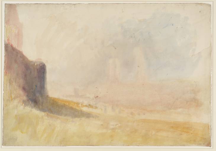 Joseph Mallord William Turner, ‘Lichfield Cathedral from St Michael's Church, Greenhill’ c.1832