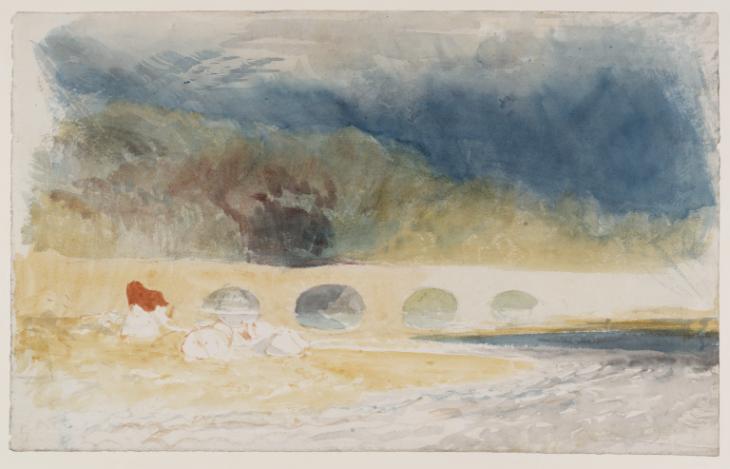 Joseph Mallord William Turner, ‘A Bridge in a Wooded Valley, with Cattle’ c.1820-40