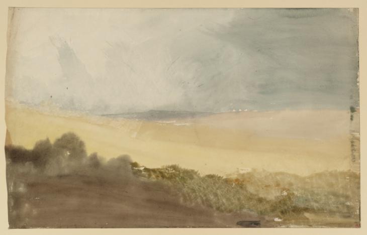 Joseph Mallord William Turner, ‘?The Wharfe Valley from Caley Park, Otley Chevin’ c.1816-18