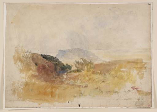 Joseph Mallord William Turner, ‘?Harlech Castle, North Wales’ c.1834-5