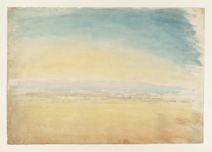 Joseph Mallord William Turner, ‘Distant Hills at Dawn’ c.1820-40