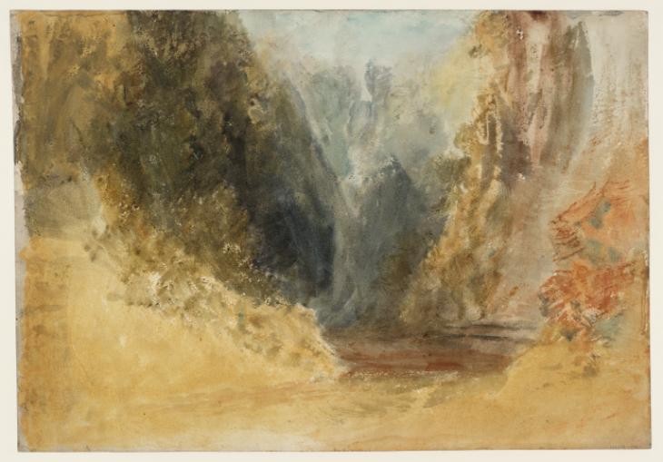 Joseph Mallord William Turner, ‘Mill Gill Fall, near Askrigg, Wensleydale’ c.1816