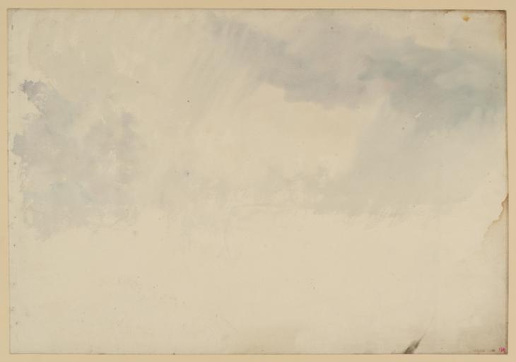 Joseph Mallord William Turner, ‘A Cloudy Sky, with Rain’ c.1820-40