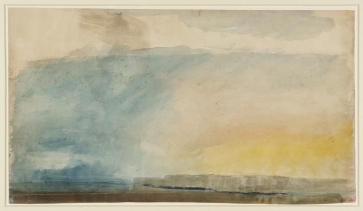 Joseph Mallord William Turner, ‘Cliffs by the Sea at Dawn’ c.1820-40