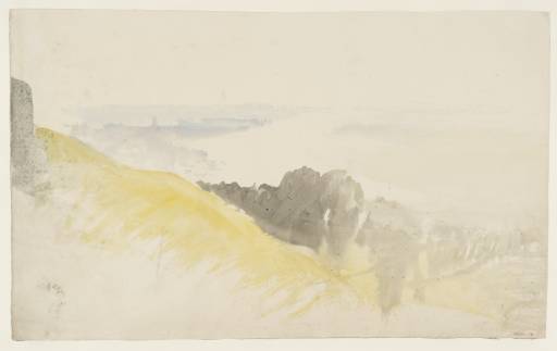 Joseph Mallord William Turner, ‘Chatham, Looking towards Rochester and the Medway’ c.1830