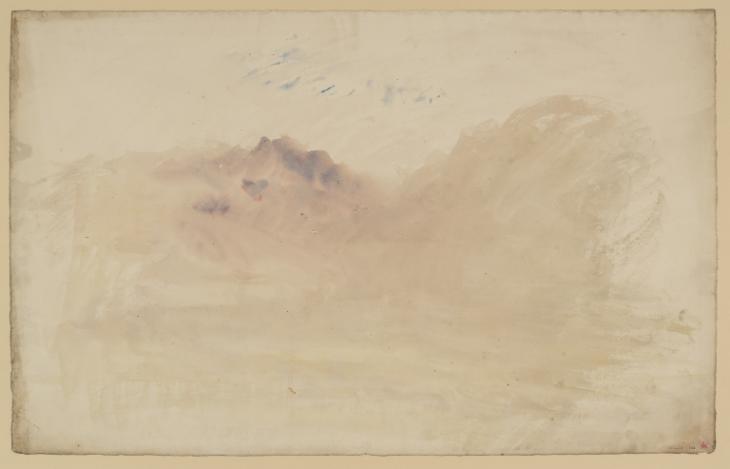 Joseph Mallord William Turner, ‘Clouds above a Landscape’ c.1820-40