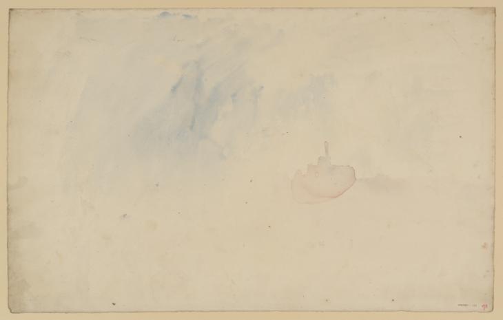 Joseph Mallord William Turner, ‘?A Clearing Sky above a Landscape’ c.1828-40