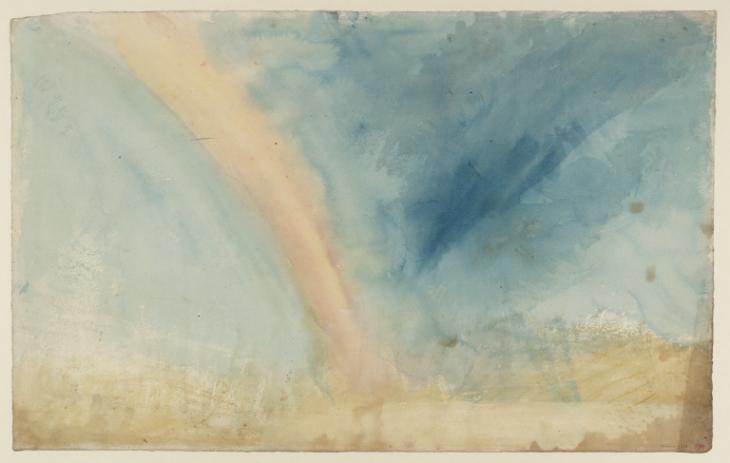 Joseph Mallord William Turner, ‘A Rainbow above a Landscape’ c.1828-40