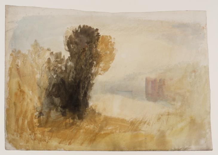 Joseph Mallord William Turner, ‘An Idealised Italianate Landscape with Trees beside a Lake’ c.1828-9