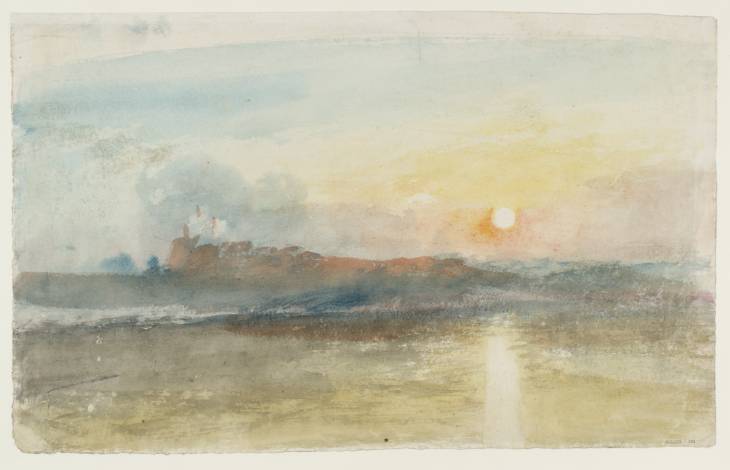 Joseph Mallord William Turner, ‘?Dunstanburgh Castle’ c.1828