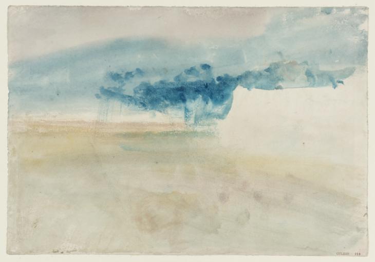 Joseph Mallord William Turner, ‘Storm Clouds, Perhaps over Fort Point, Margate’ c.1829-45