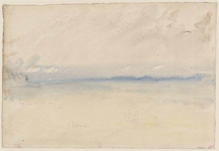 Joseph Mallord William Turner, ‘Beach’ c.1820-30