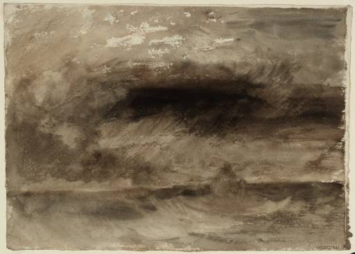 Joseph Mallord William Turner, ‘Storm at Sea’ c.1824