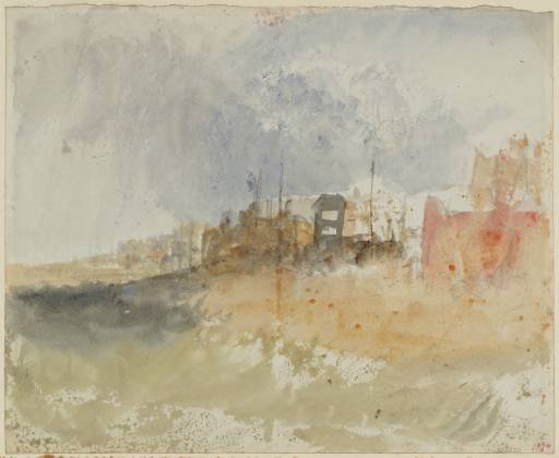 Joseph Mallord William Turner, ‘Brighton; the Shore Looking West’ c.1824
