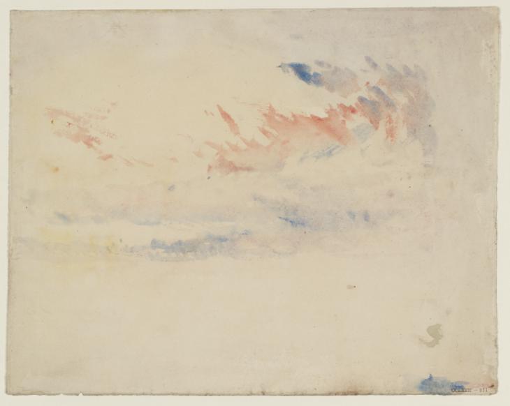 Joseph Mallord William Turner, ‘Clouds at Dawn or Sunset’ c.1820-40