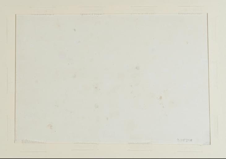 Joseph Mallord William Turner, ‘Coastal Terrain’ c.1820-30 (Verso)